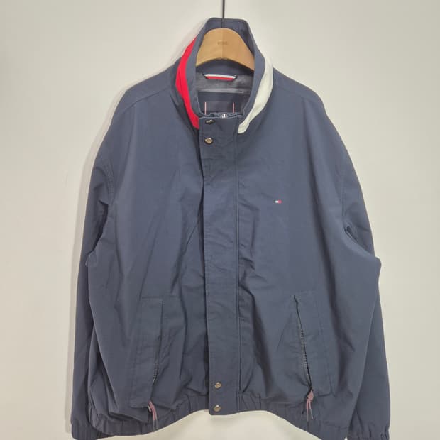 타미힐피거 하이넥 바람막이 자켓