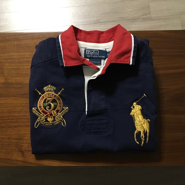 폴로 빅포니 긴팔 네이비
