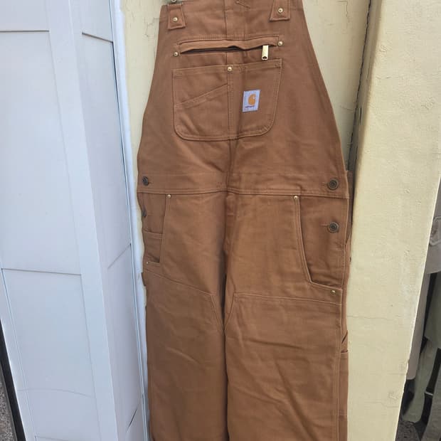 칼하트  멜빵바지   36×30