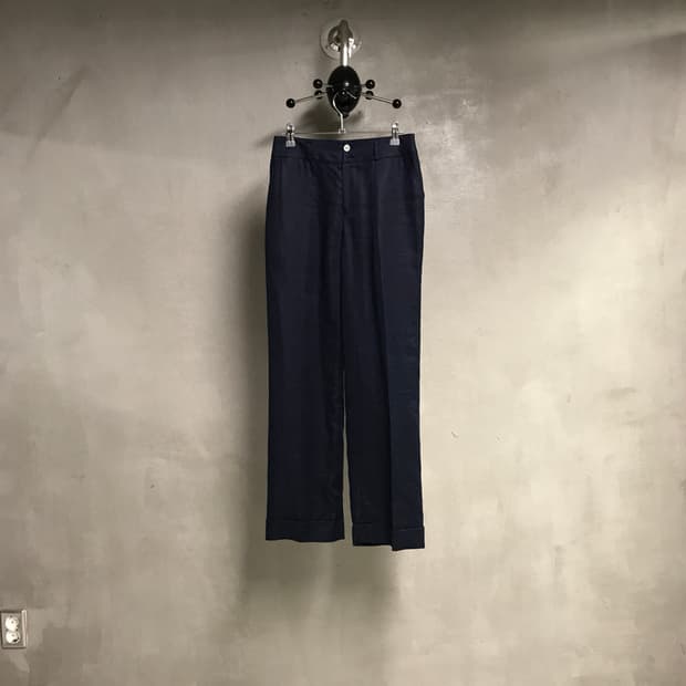 랄프로렌 린넨 치노 팬츠 네이비 2P(W)