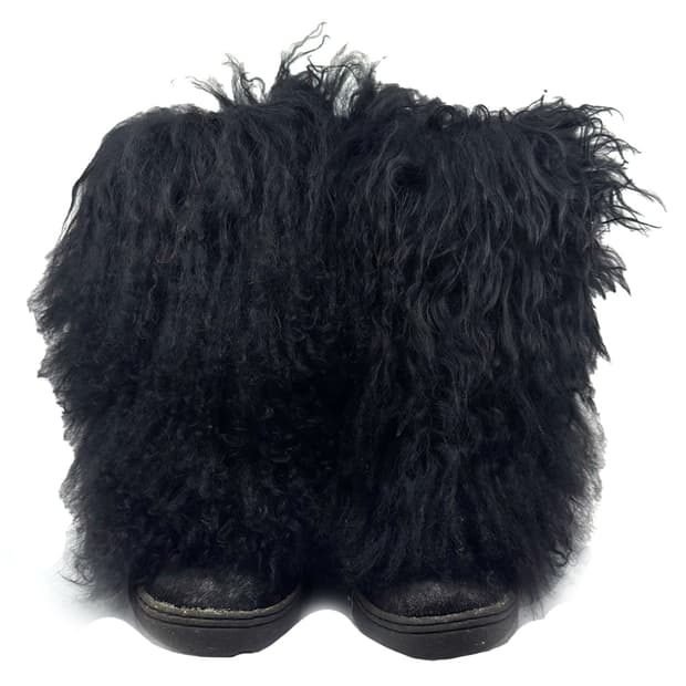 Bearpaw Long Shearling Fur Boots/ 37