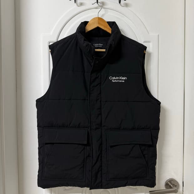 L사이즈 남성 캘빈클라인 CK 패딩조끼