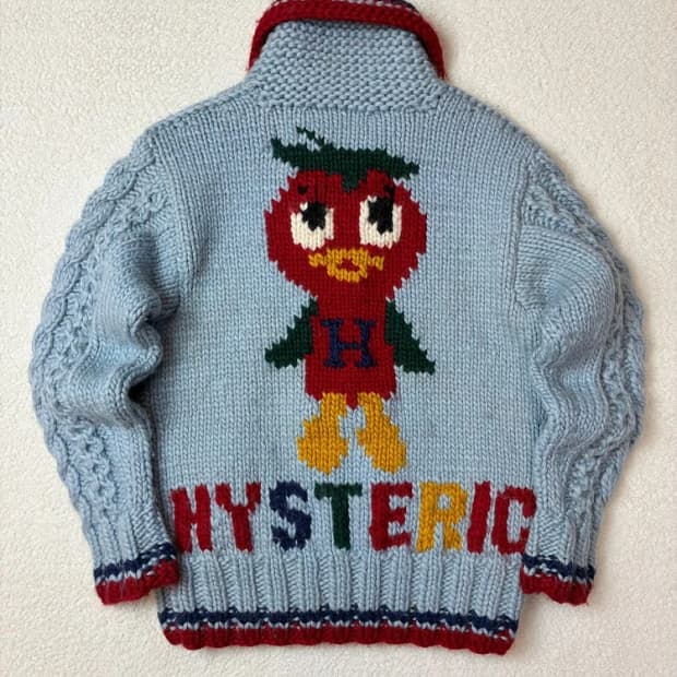 히스테릭글래머 90's 재팬 헤비 울 코위찬 PN5743