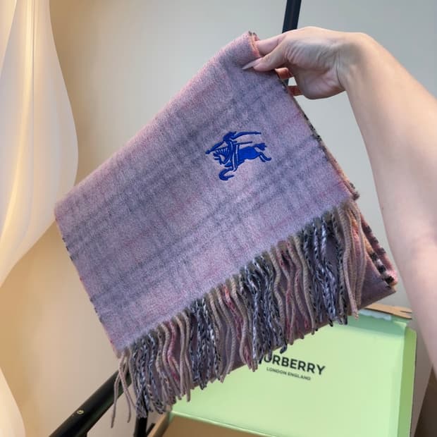 버버리 리버서블 스카프 100% 램스울