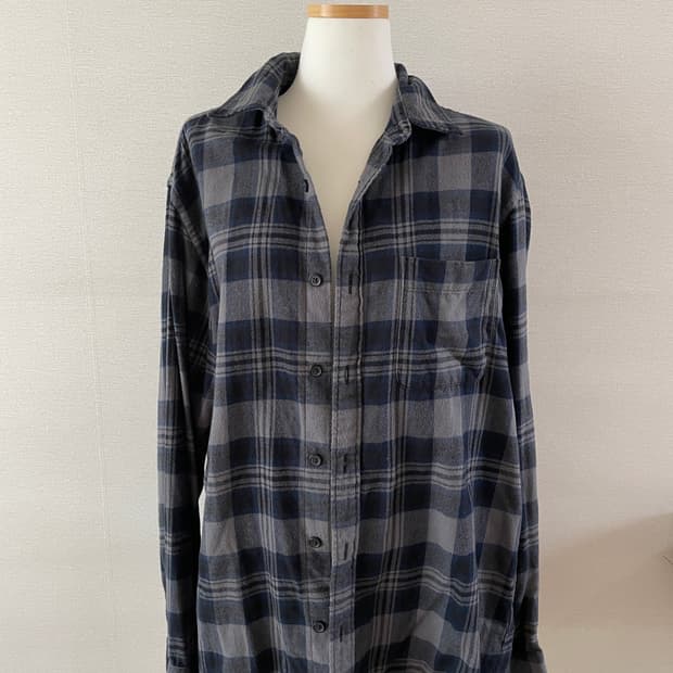 유니클로 체크셔츠 XL