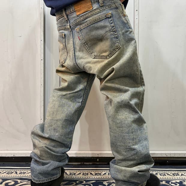 90s🇺🇸 LEVIS 505 denim washing jeans