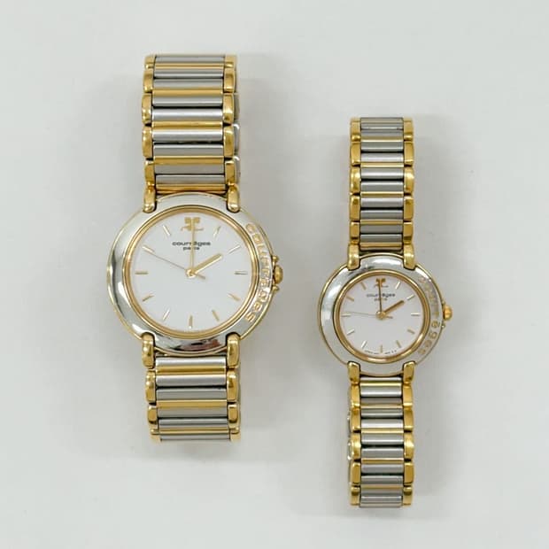 courreges / 꾸레쥬 듀얼컬러 시계