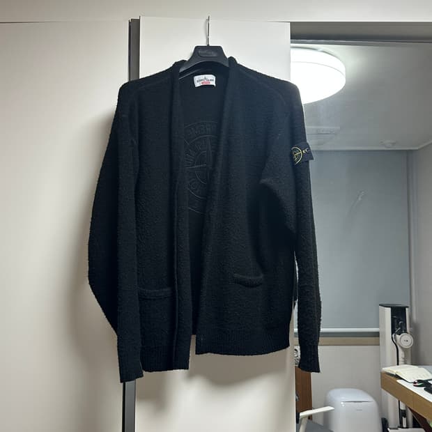 스톤아일랜드x슈프림 가디건