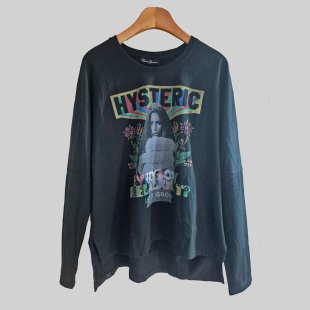 히스테릭 글래머 롱슬리브 티셔츠