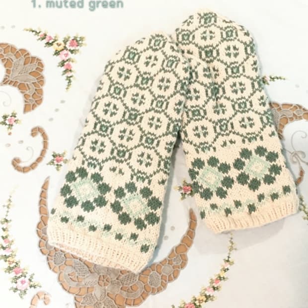 일본 핸드메이드 장갑 넥워머