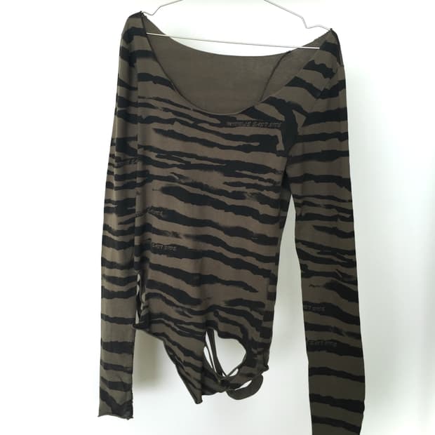 Gyaru 00s Grunge Top 오네갸루