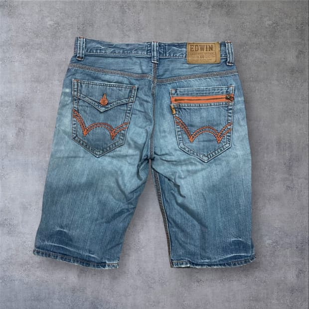 에드윈 웨스턴 데님 하프 팬츠