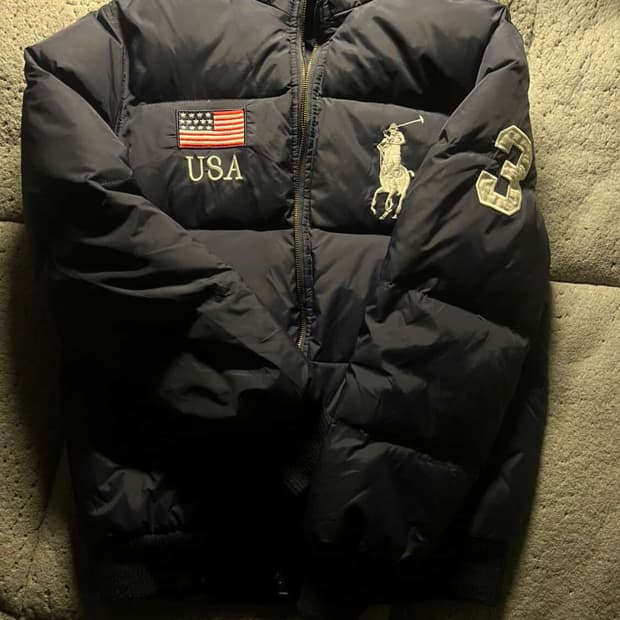 폴로랄프로렌 빅포니 성조기 USA패딩