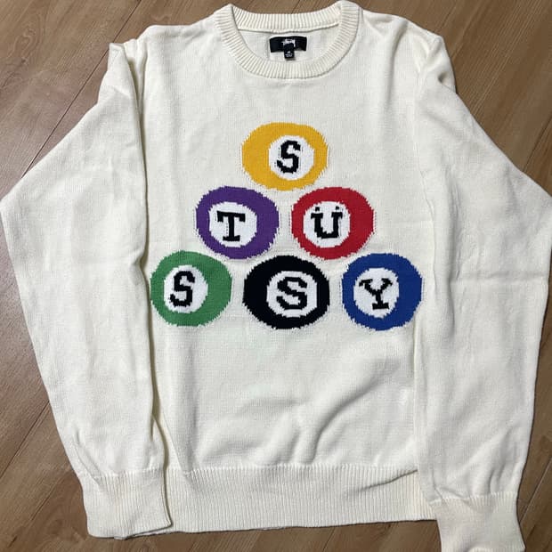 스투시 빌리어드 니트 M