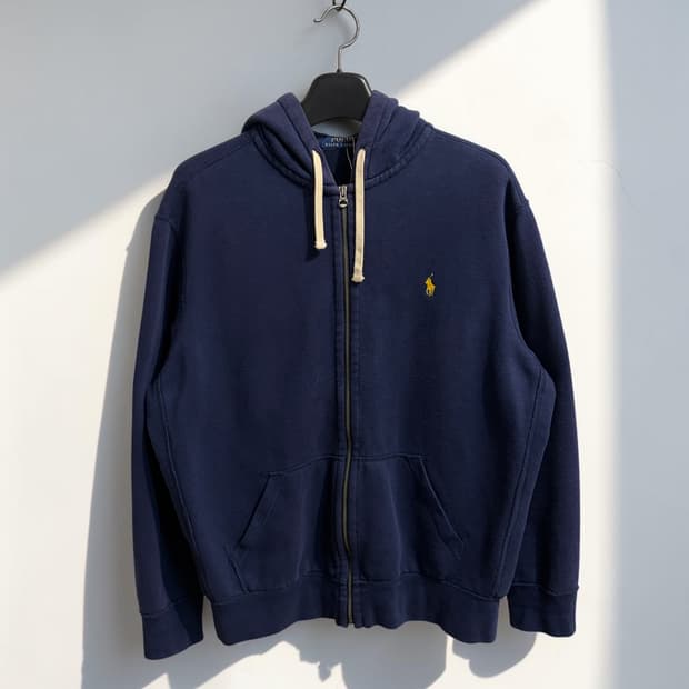 폴로 랄프로렌 네이비 후드 집업