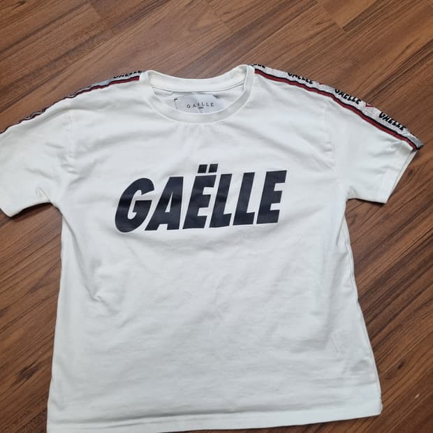GAELLE 가엘 키즈 반팔 티셔츠 화이트 9-10세