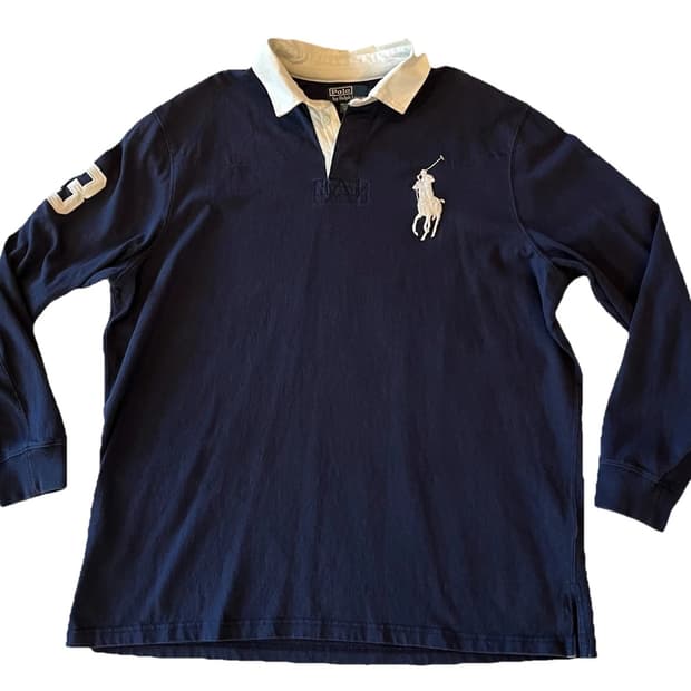 폴로 랄프 로렌 아이코닉 빅 포니 럭비 셔츠