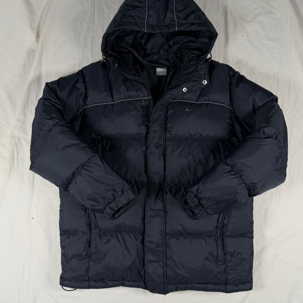 나이키 후드 구스다운 패딩 자켓