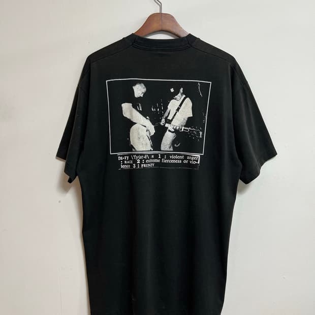 빈티지 90's Fury66 밴드 티셔츠