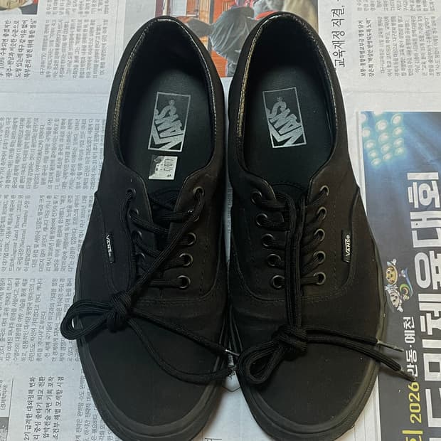 반스 어센틱 블랙 (285)