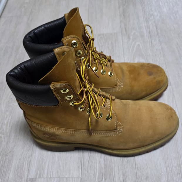 팀버랜드 프리미엄 옐로우 워커 부츠 7.5M사이즈 팝니다.