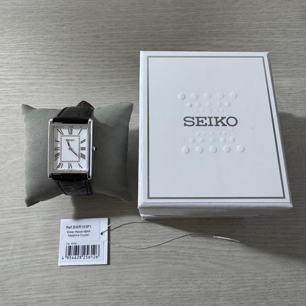 세이코 세르띠에 가죽시계 [SWR103]