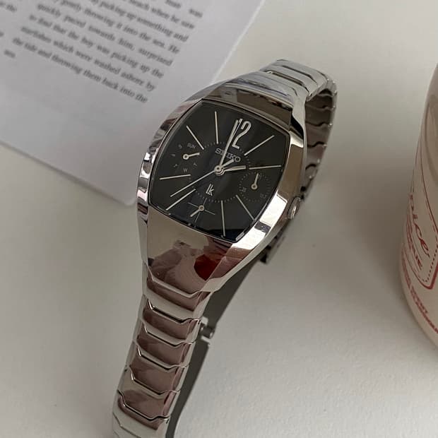 Seiko 세이코 lk 루키아 블랙 쉘 실버 