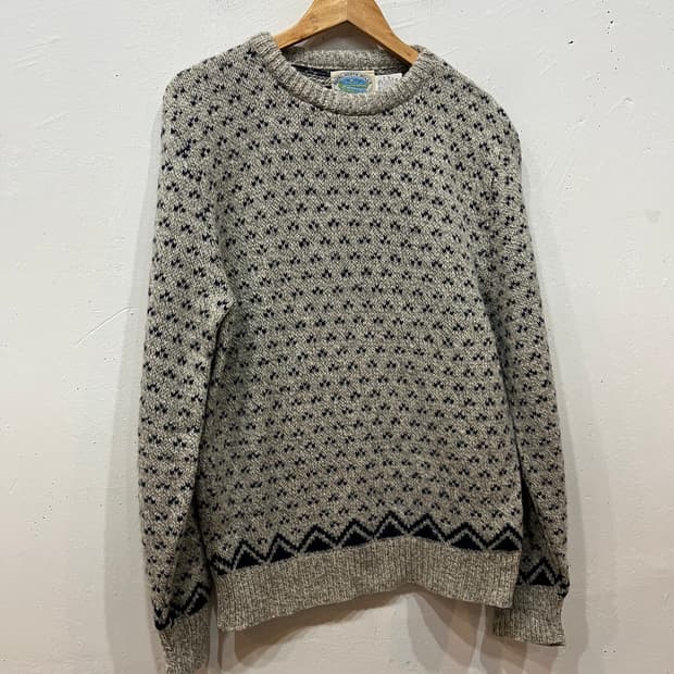 90s ROYAL NORTH MILLS 울 니트 Made in USA