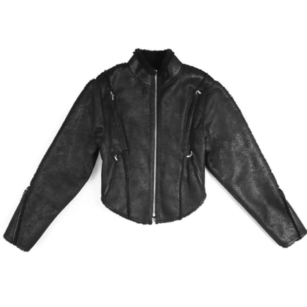 604SERVICE 무스탕 자켓