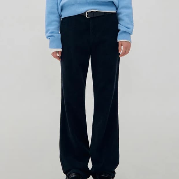 로우클래식 로클 코듀로이 부츠컷 팬츠 네이비