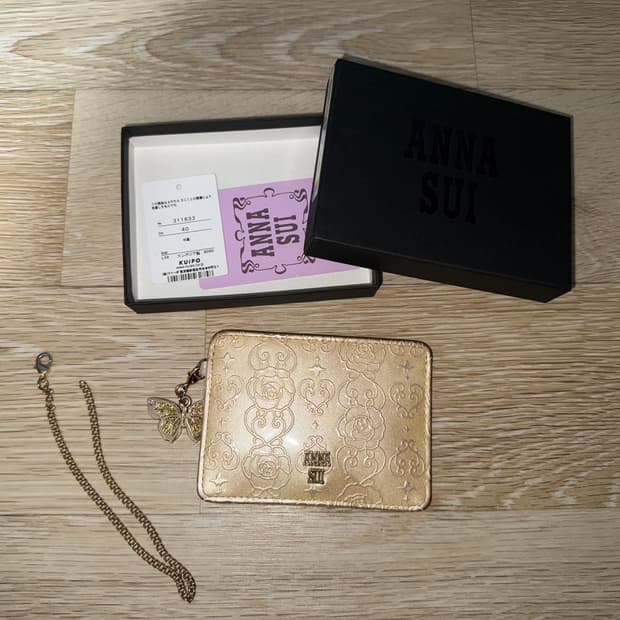 안나수이 빈티지 카드지갑