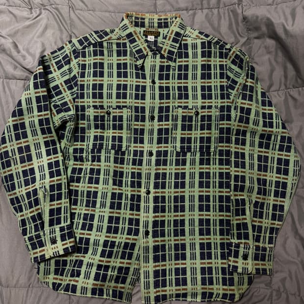 제라도 플란넬셔츠 XL 새제품급 팝니다