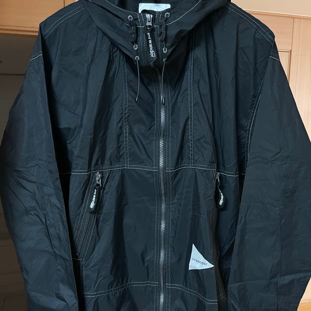 앤드원더 퍼텍스 윈드 자켓 블랙 XL