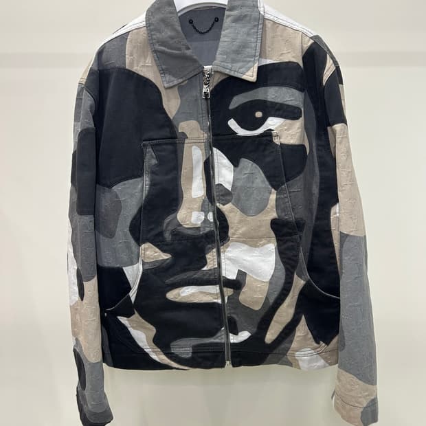 [정품/중고] 루이비통 패치워크 포트레이트 데님 자켓