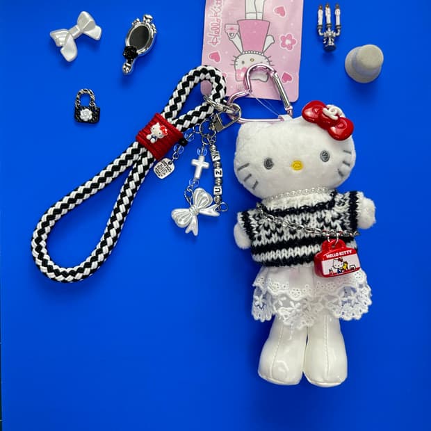 롱다리키티 커스텀키링(11)