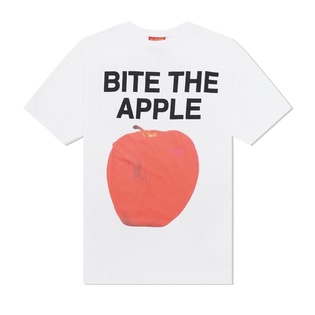 퍼블릭 포제션 bite the apple 사과 티셔츠
