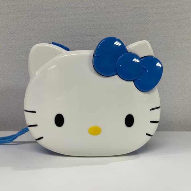 고전 헬로키티 페이스 2000 일본 산리오 필름 카메라 블루