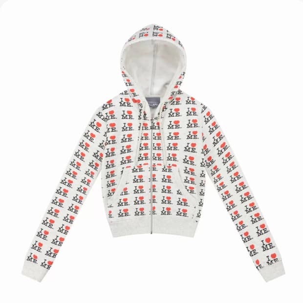 ashleywilliams iloveme grey 후드집업