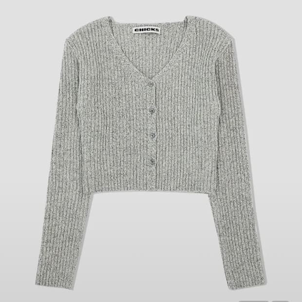 칙스 메이 브이 가디건 melange