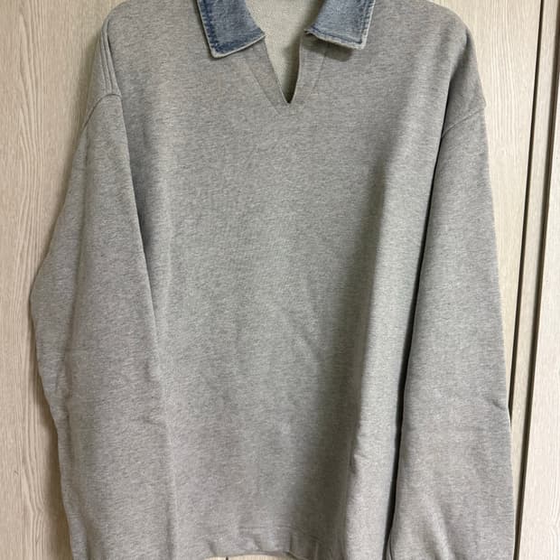 타임옴므 데님칼라 스웻셔츠