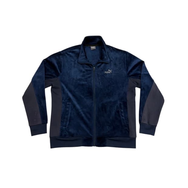 PUMA 퓨마 벨벳 져지 네이비