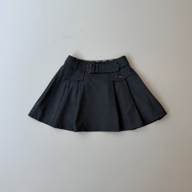버버리 블루라벨 플리츠 스커트