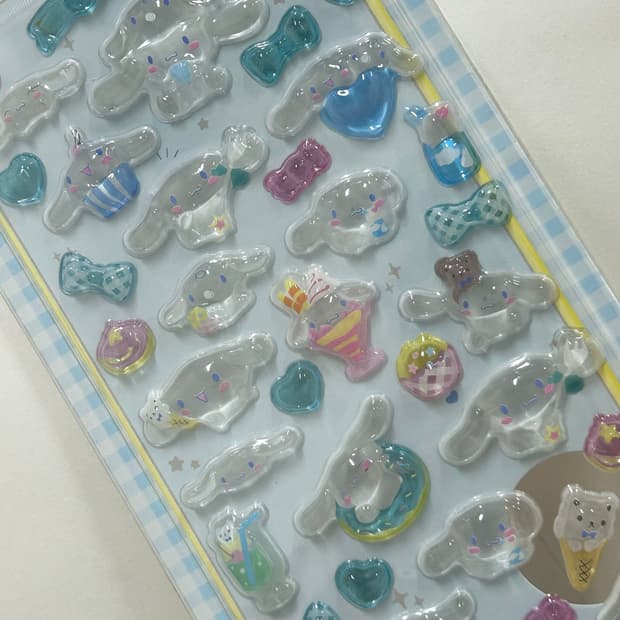 ❗️(3000원)❗️폼폼푸린 입체스티커/폰꾸/디카꾸미기