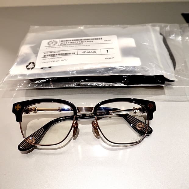 크롬하츠 보넨노이슈어2 블랙/골드 안경
