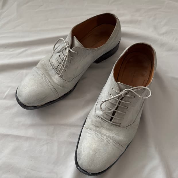 메종 마르지엘라 페인팅 옥스포드 슈즈