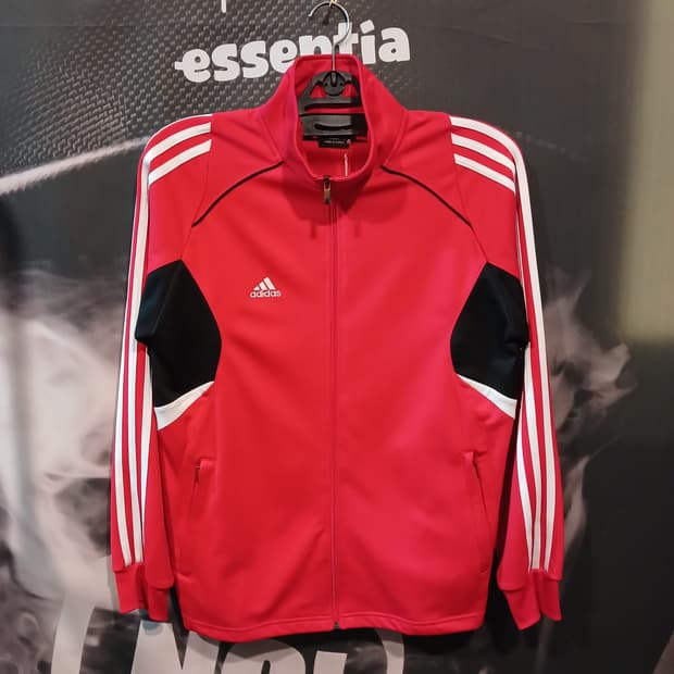 아디다스 트랙집업 레드