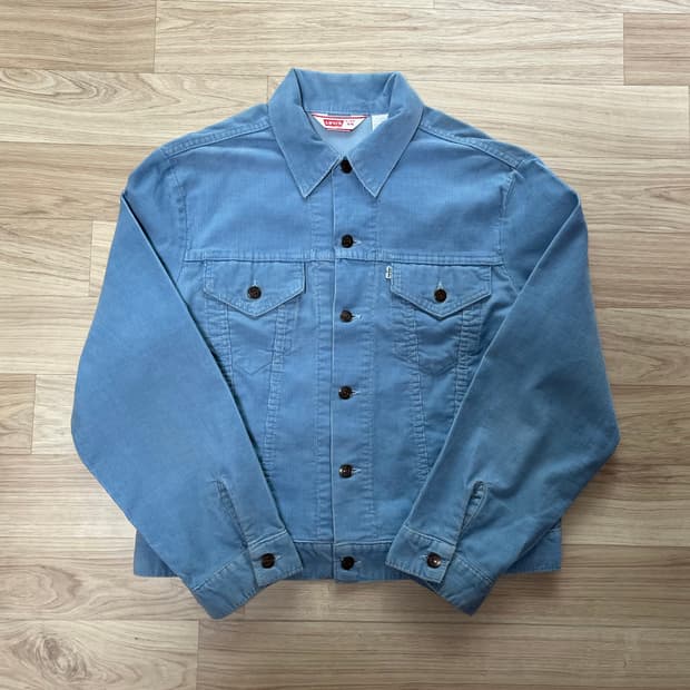 70s 미제 리바이스 코듀로이 트러커 70505 44사이즈