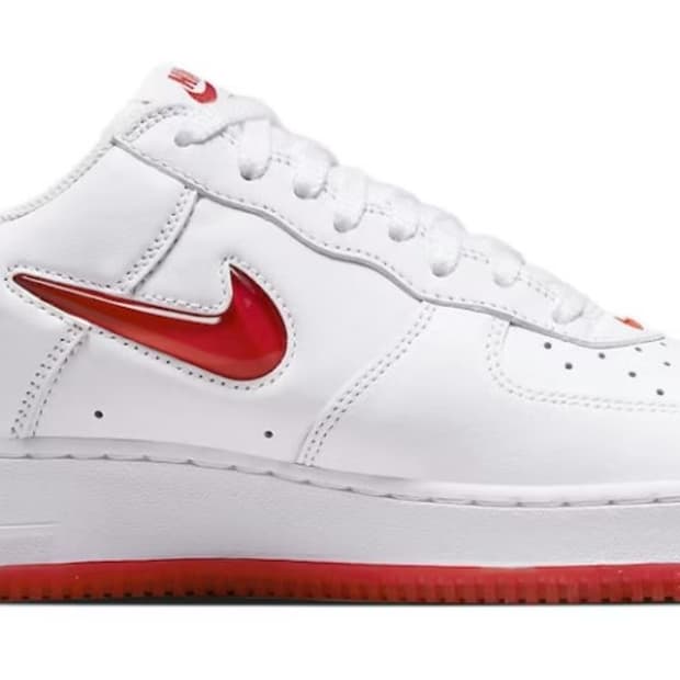 NIKE 나이키 에어포스1로우 화이트유니버시티레드 / 275