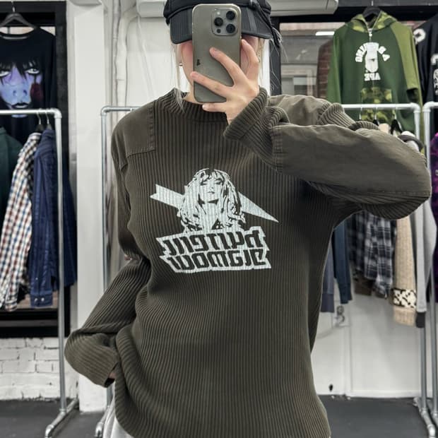 히스테릭 글래머 히스걸 코만도 니트