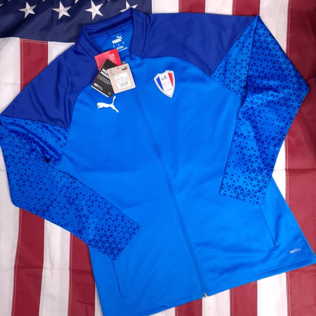 택새제품 오리지날 푸마 삼성 수원 블루윙즈 트렉탑져지